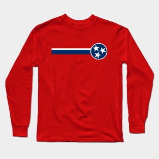 Tennessee State Flag - Three Stars Long Sleeve T-Shirt